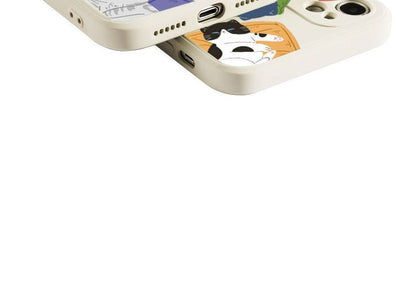 Sleeping Cat Print Phone Case
