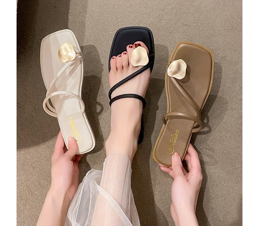 Toe Sandals Loop Slide