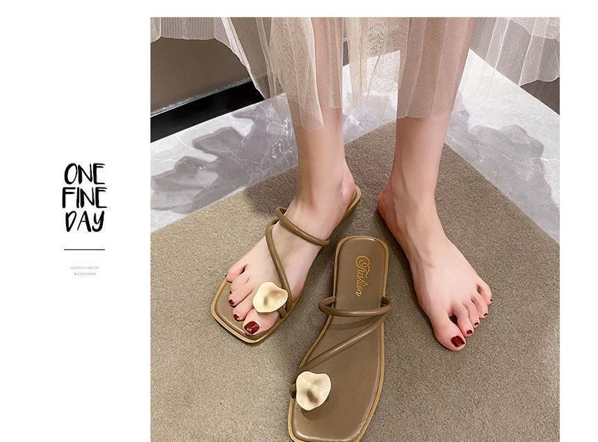 Toe Sandals Loop Slide