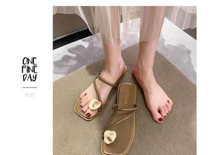 Toe Sandals Loop Slide