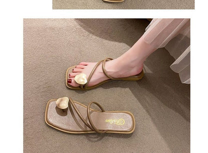 Toe Sandals Loop Slide