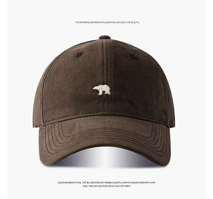 Polar Bear Cap Baseball Embroidered