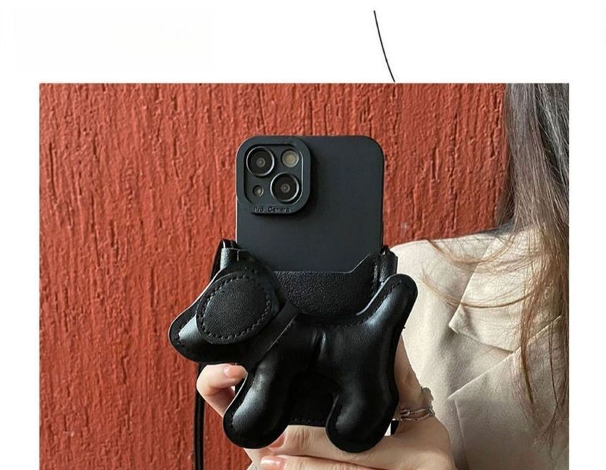 Dog Card Holder Phone Case