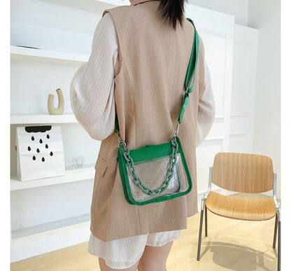 Chain Bag Transparent Crossbody