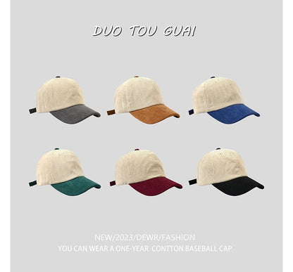 Corduroy Tone Two Baseball Cap