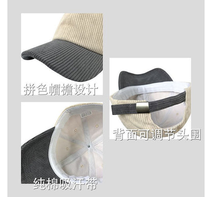 Corduroy Tone Two Baseball Cap