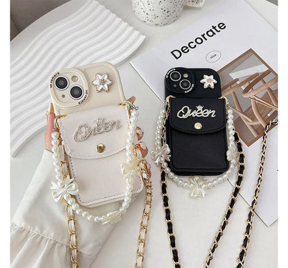 Butterfly Coin Purse Strap Phone Case