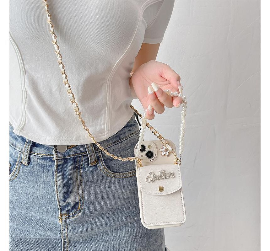 Butterfly Coin Purse Strap Phone Case