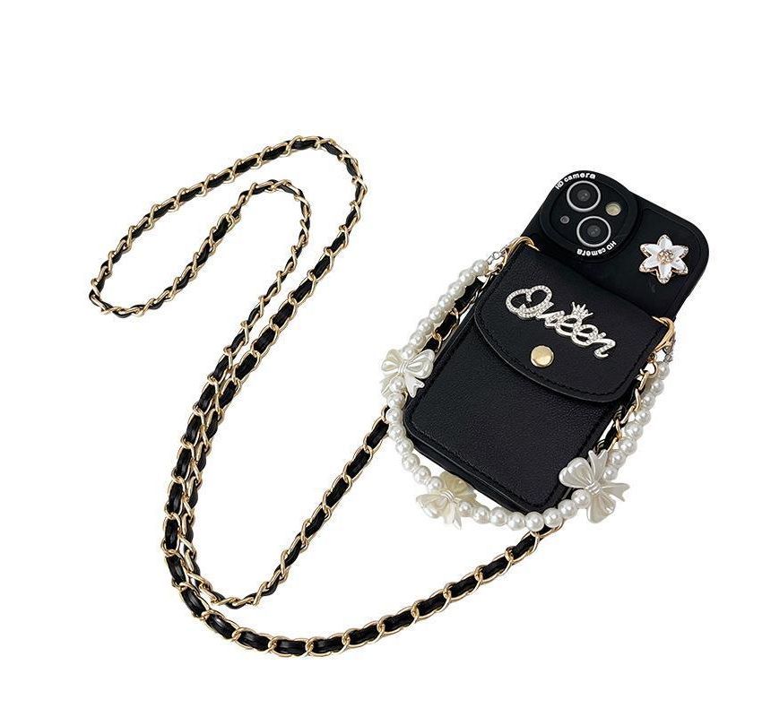 Butterfly Coin Purse Strap Phone Case
