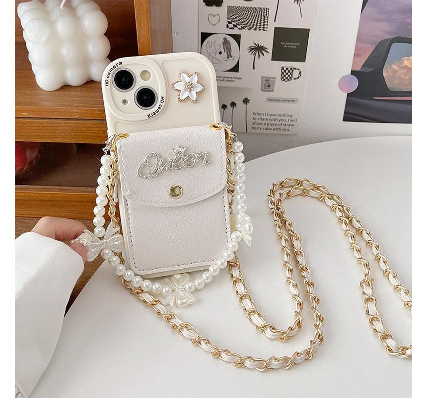 Butterfly Coin Purse Strap Phone Case