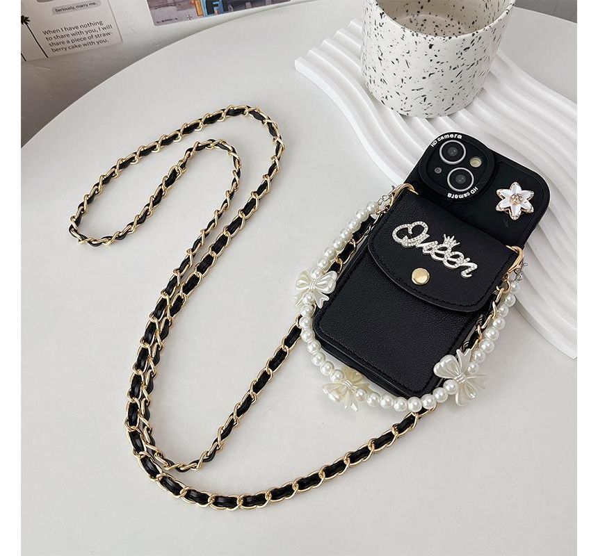 Butterfly Coin Purse Strap Phone Case