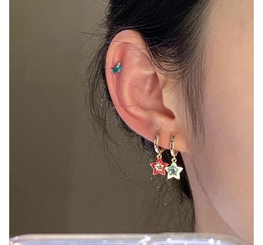 6: Star (Various Dangle Earring of Set Designs) Alloy