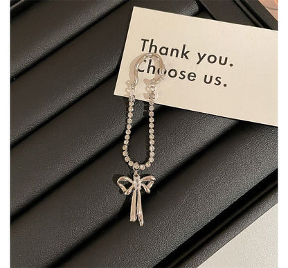 Bow Ear Cuff Rhinestone