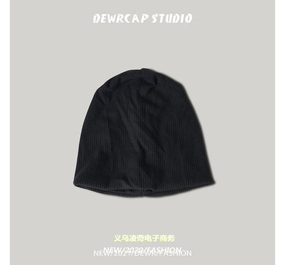 Plain Knit Beanie Slouchy
