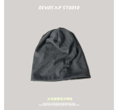 Plain Knit Beanie Slouchy