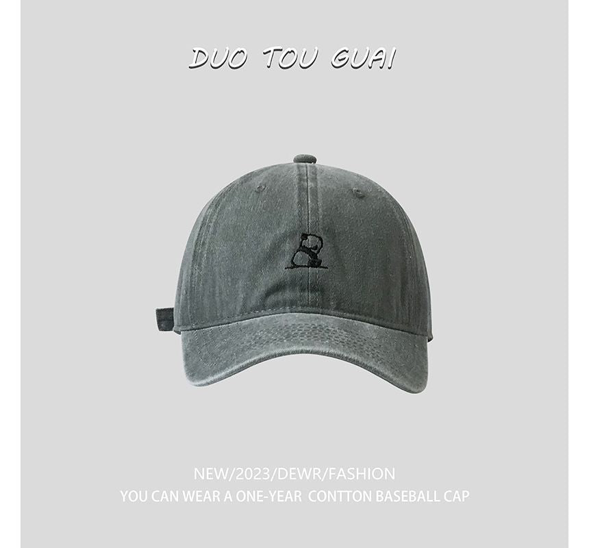 Baseball Embroidered Panda Cap