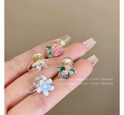 4: (Various of Alloy Earring Designs) Floral Set