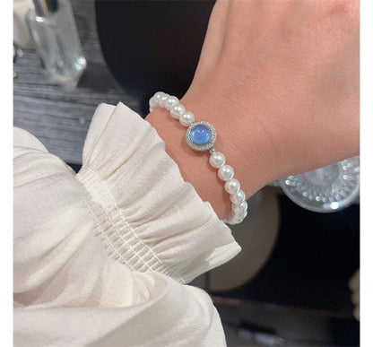 Faux Bracelet Pearl Gemstone