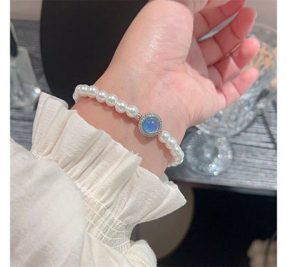 Faux Bracelet Pearl Gemstone