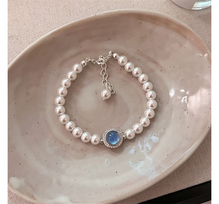 Faux Bracelet Pearl Gemstone