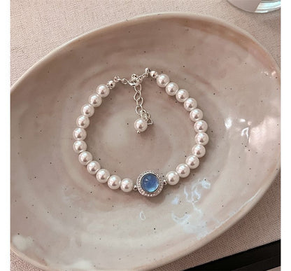 Faux Bracelet Pearl Gemstone