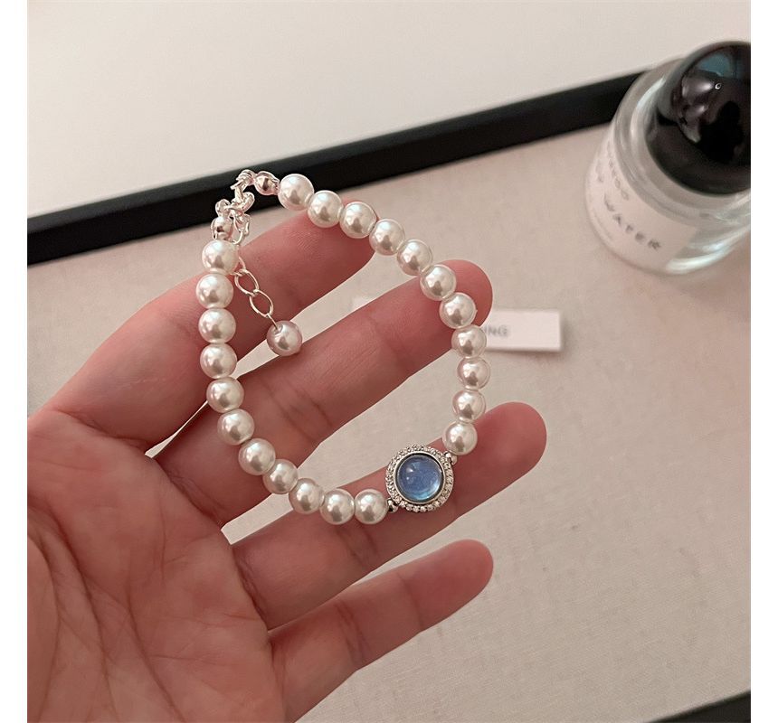 Faux Bracelet Pearl Gemstone
