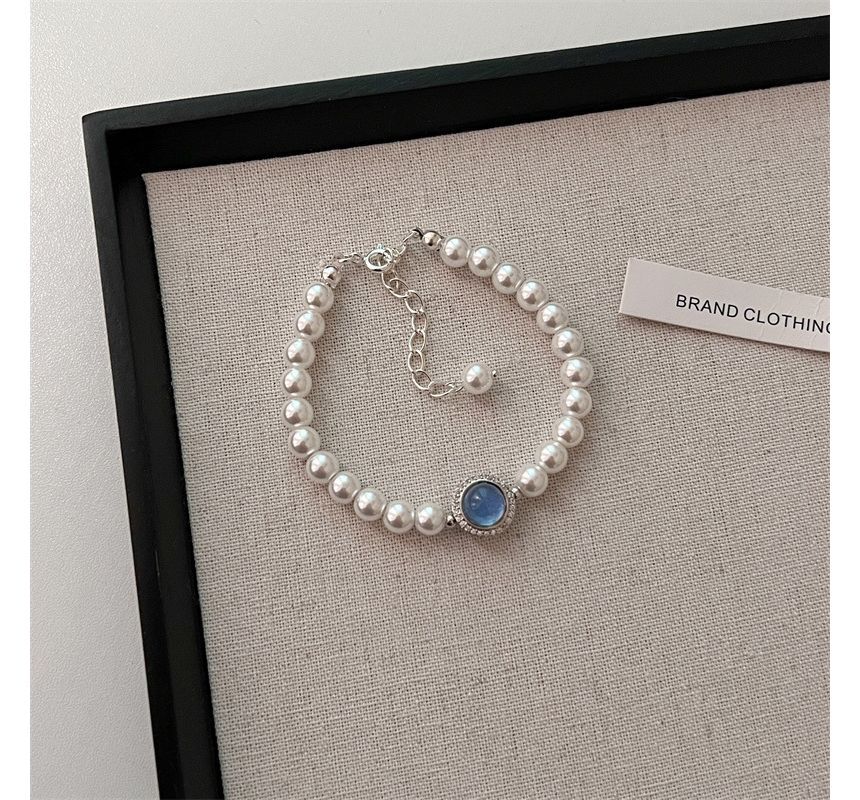 Faux Bracelet Pearl Gemstone