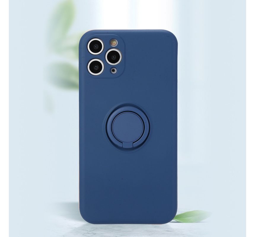 Plain Stand Ring Phone Case