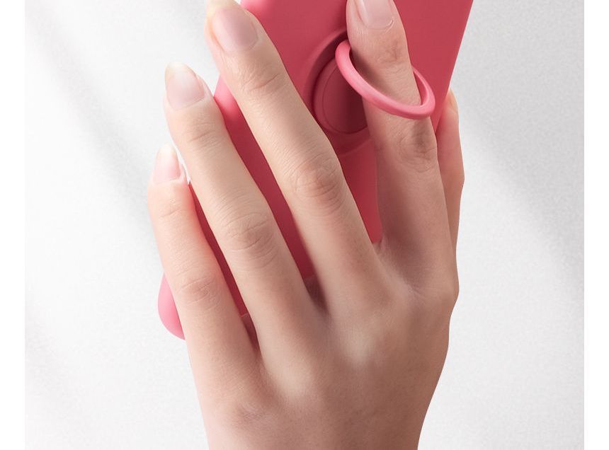 Plain Stand Ring Phone Case