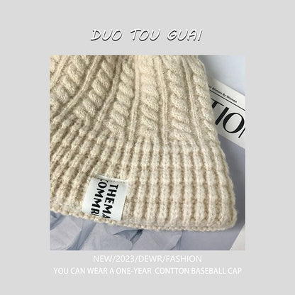 Hat Knit Applique Bucket Lettering