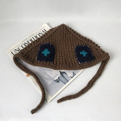 Patchwork Earmuffs Knit