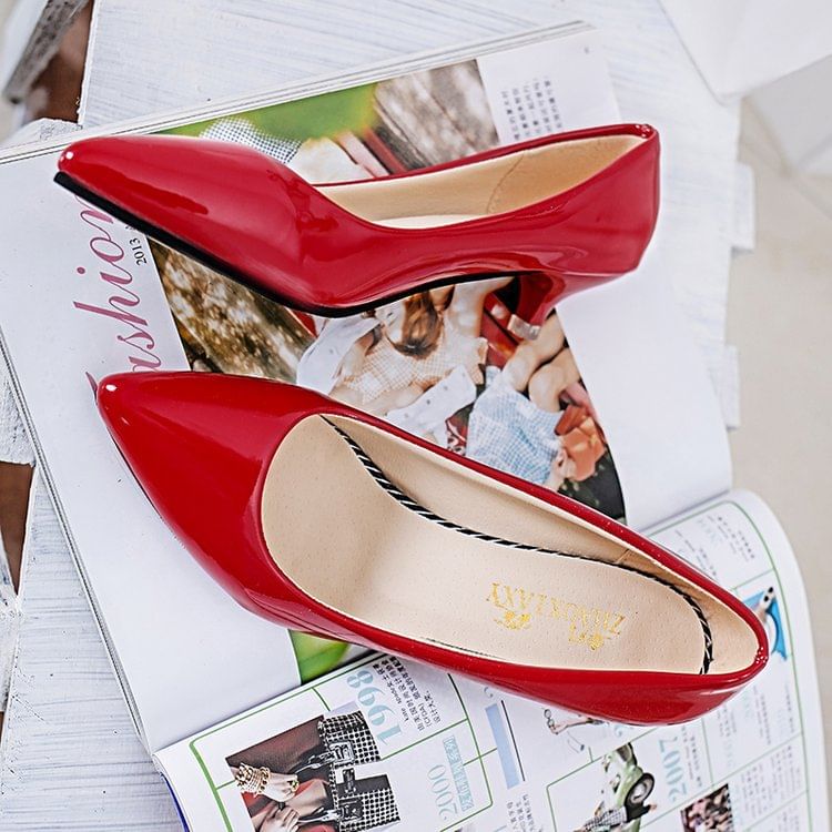 Pumps Heel Pointed Kitten