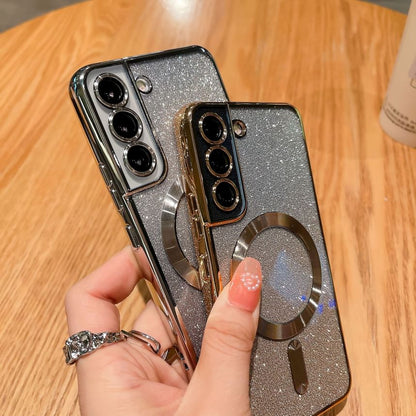 Case Glitter Magnetic Phone