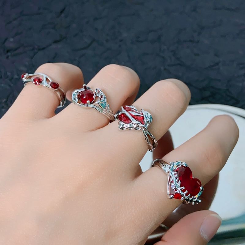 Sample Irregular Gemstone Open Ring