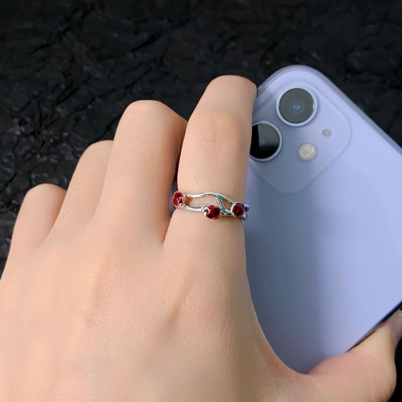 Sample Irregular Gemstone Open Ring