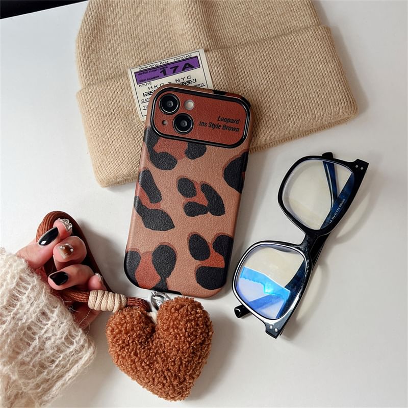 Print Leopard Case Phone