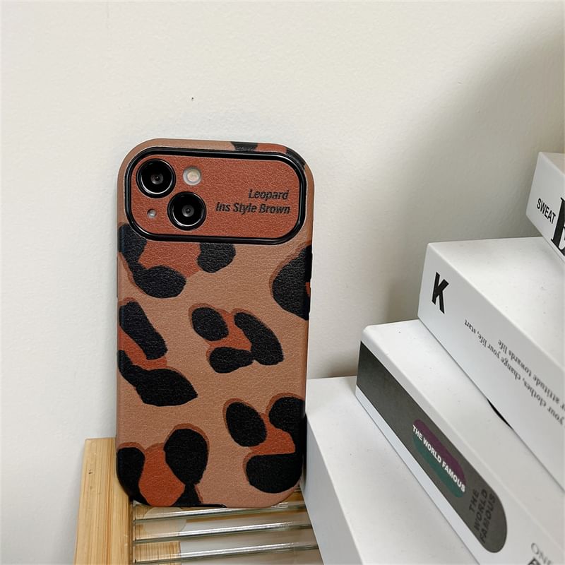 Print Leopard Case Phone