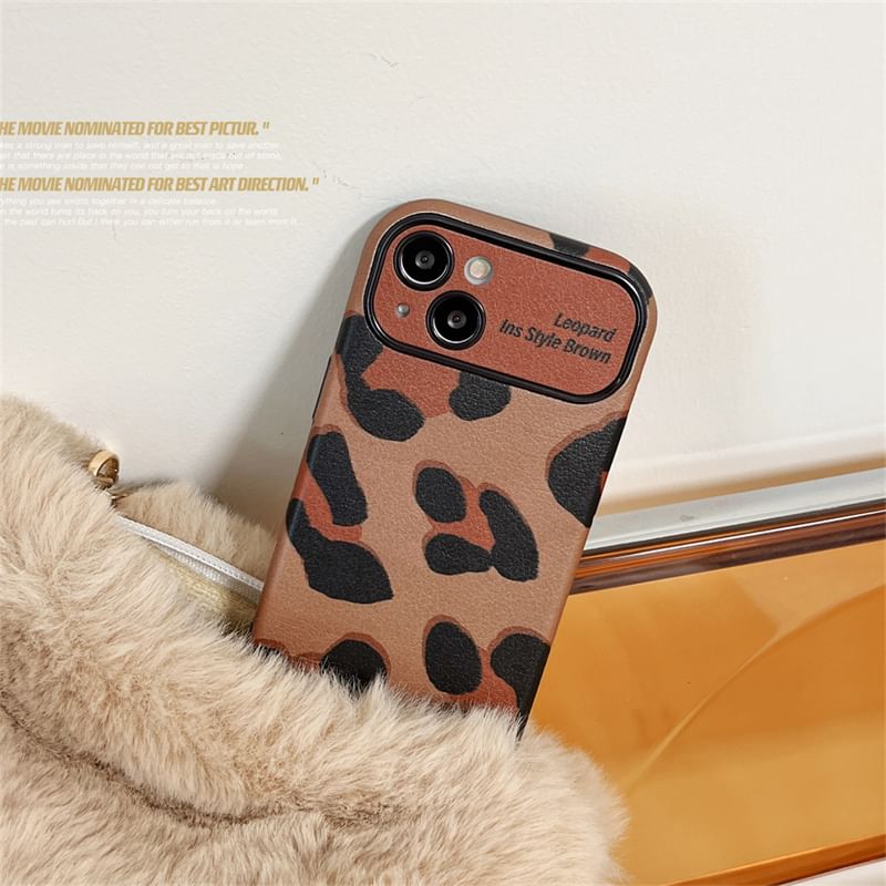 Print Leopard Case Phone