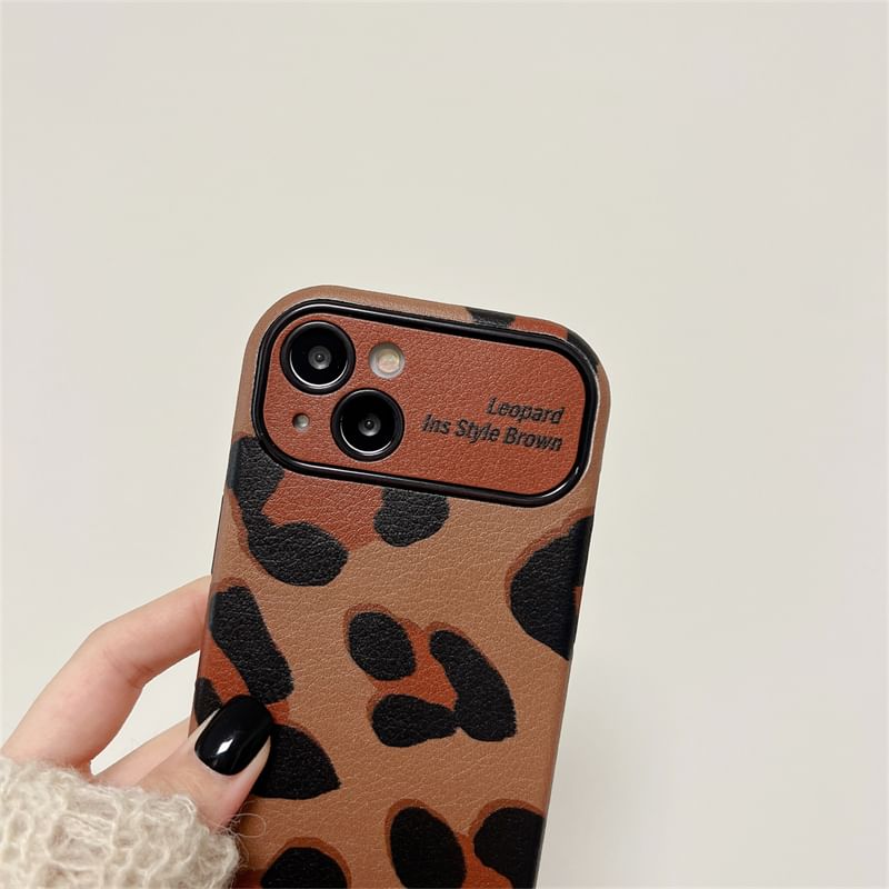 Print Leopard Case Phone
