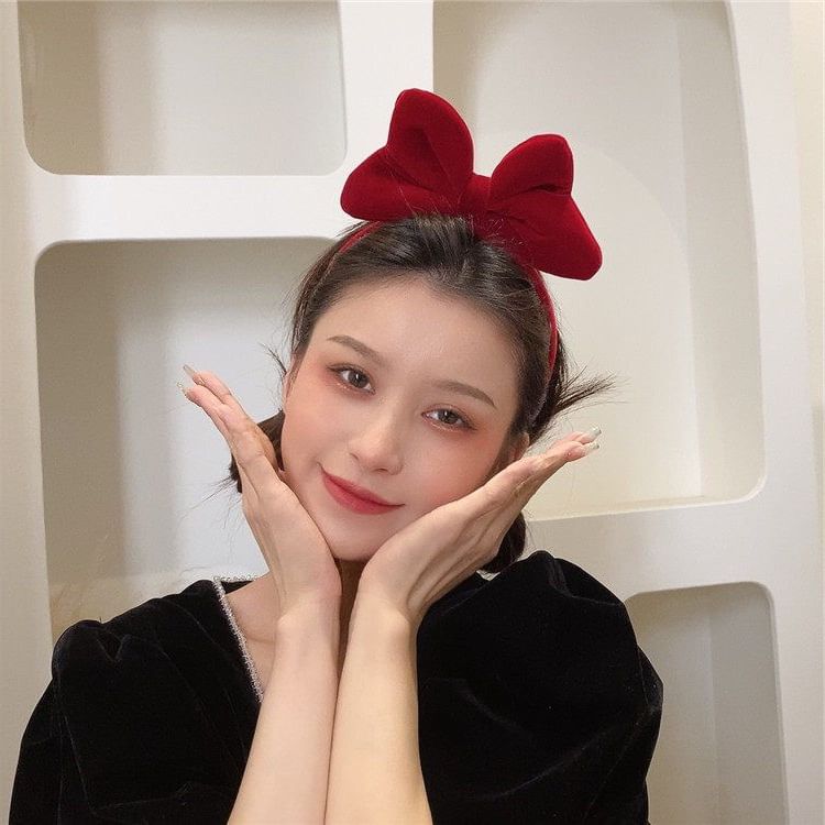 Bow Velvet Headband