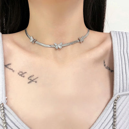 Choker Butterfly Alloy