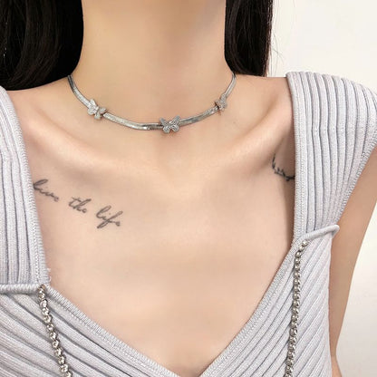 Choker Butterfly Alloy