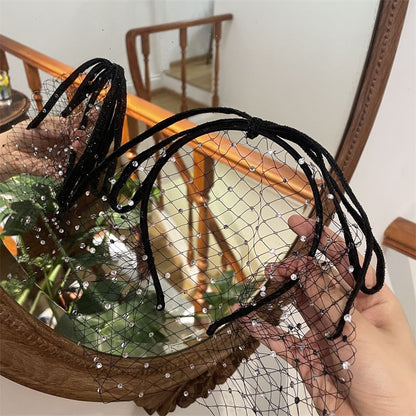 Headband Mesh Rhinestone