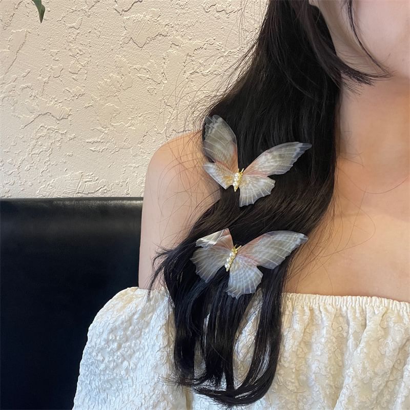 Acrylic Butterfly Hair Clip