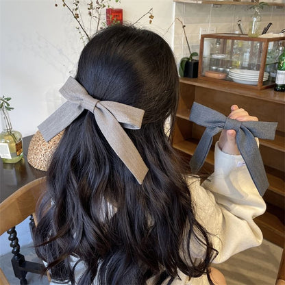 Bow Fabric Hair Clip