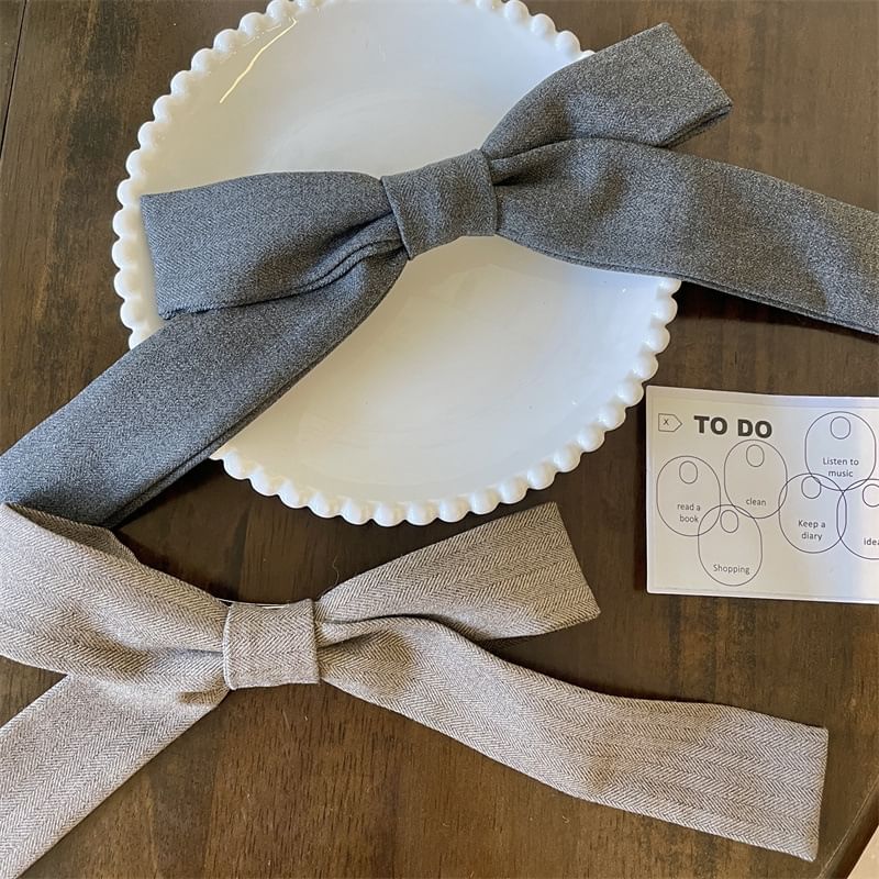 Bow Fabric Hair Clip