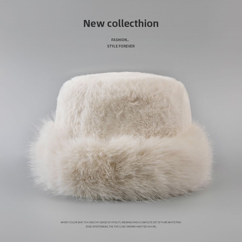 Sample Plain Faux Fur Hat