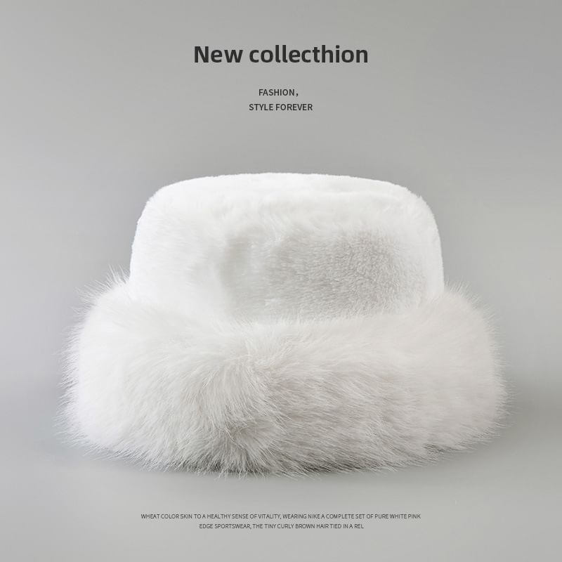 Sample Plain Faux Fur Hat