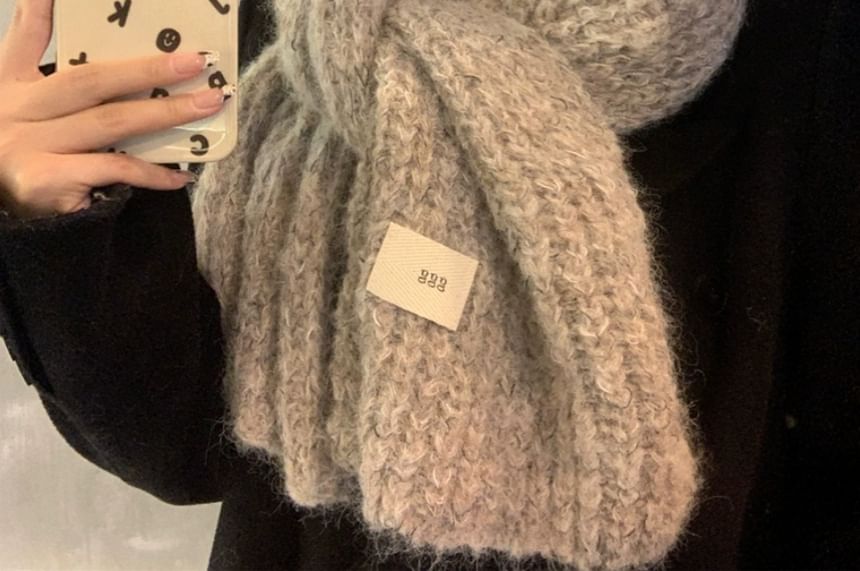 Scarf Knit Plain