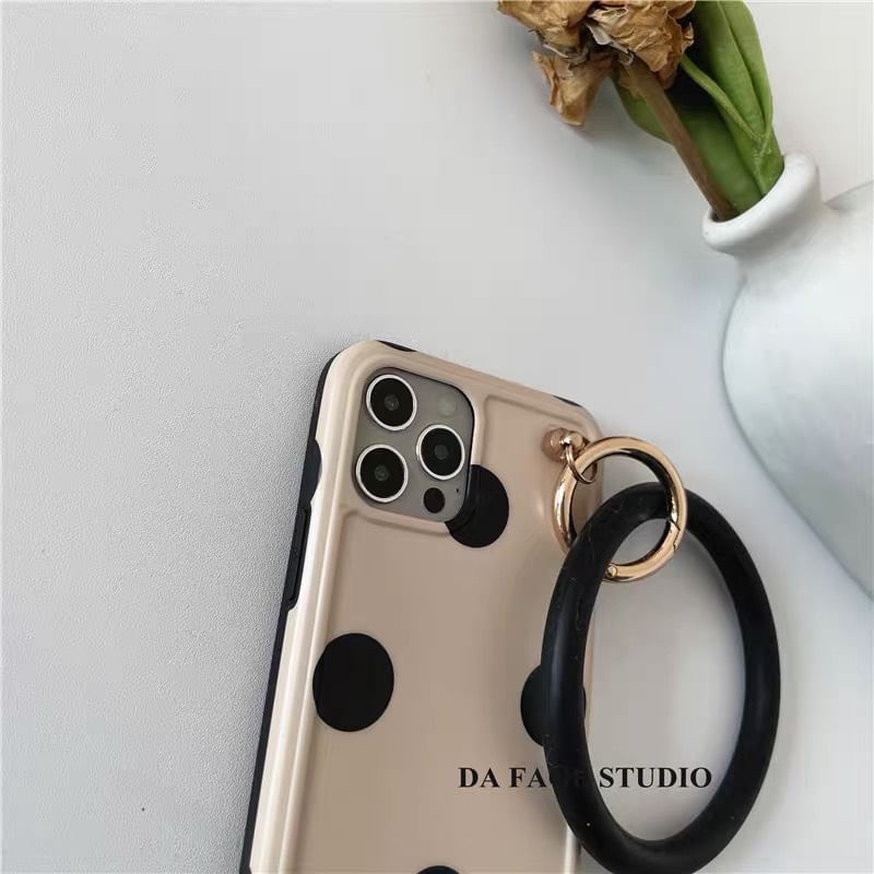 Phone Dot Hoop Polka Case